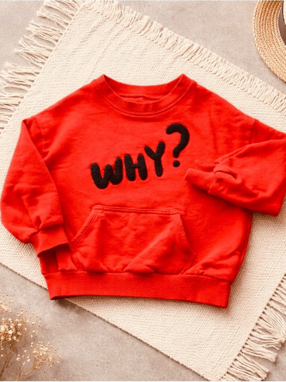 Toddler Orange Sweater